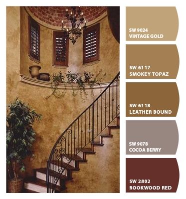 Western Interior Paint Colors, Tuscan Painting, Tuscan Wall Colors, Rag Painting, Tuscan Paint Colors, Tuscan Exterior, Tuscan Style Decor, Tuscan Walls, Tuscan Colors