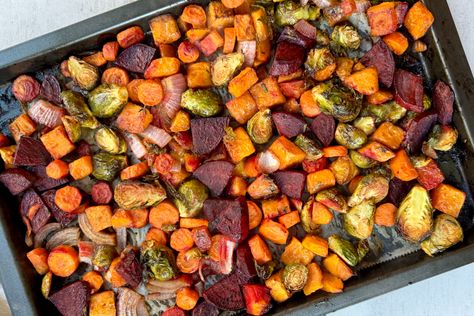 Sheet Pan Roasted Balsamic Veggies – Kosterina Balsamic Veggies, Balsamic Roasted Vegetables, Fig Balsamic Vinegar, Strawberry Vinegar, Vinegar Cucumbers, Flavored Olive Oil, Lemon Olive Oil, Balsamic Reduction, Garlic Olive Oil