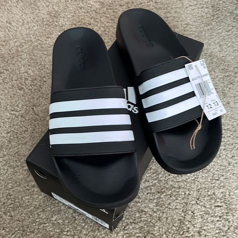 Adidas Men’s Adilette Shower Slides New With Box Regular Fit Slip-On Construction Synthetic Upper Textile Lining Contoured Footbed Cloudfoam Midsole Synthetic Outsole Imported Product Code: Gz5920 Adidas Slides Men, Mens Slides Sandals, Adidas Slippers, Adidas Sandals, Men Shower, Adidas Slides, Men Slides, Men Sandals, Slide Slippers