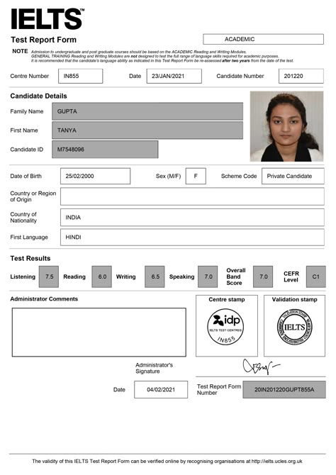 Ilets Exam Result, Ielts Aesthetics, Ielts Result, Certificate Designs, Ielts Academic, Ssn Card, Passport Information, Toefl Test, Ielts Test