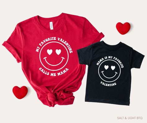 Mom And Son Matching Outfits, Mom And Son Matching, Valentine Shirts, Mommy And Me Shirts, Valentines For Daughter, Compassion International, Mom And Son, Mommy And Me Shirt, New Mom Gift