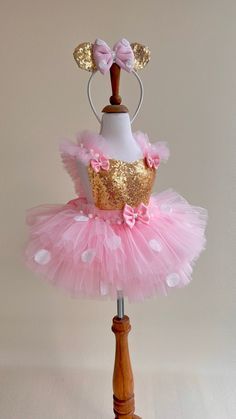 Toddler Tulle Dress, Minnie Mouse Birthday Outfit, Birthday Tutu Dress, Costume Princess, Princess Halloween Costume, Pink Tutu Dress, Mouse Dress, Pink Tutu, Girl Princess Dress