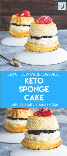 If you're looking for a birthday cake recipe or the filling to a tiramisu, this keto sponge cake recipe is going to absolutely rock your world. Its soft, light and fluffy, but low in carbohydrates so it's going to keep you feeling on track and in control. Keto Sponge Cake, Keto Diet Drinks, Keto Approved Foods, Sponge Cake Recipe, Keto Diet Results, Keto Diet Snacks, Keto Diet Breakfast, Starting Keto Diet, Sponge Cake Recipes