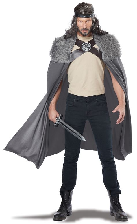 Dragon Master Grey Cape Vikings Art, Mens Cape, Dragon Master, Costume Viking, Fur Costume, Medieval Dragon, Cape Costume, Warrior Costume, California Costumes