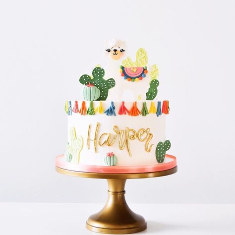 Alpaca Cake, Simple Anniversary Cakes, Llama Cake, Fiesta Cake, America Birthday, Creative Birthday Cakes, Special Occasion Cakes, My Dear Friend, Occasion Cakes