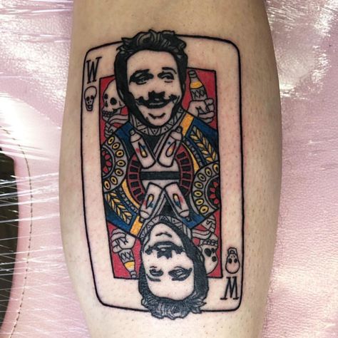 Iasip Tattoo, Always Sunny In Philadelphia Tattoo, Wildcard Tattoo, Sunny In Philadelphia Tattoo, Wild Card Tattoo, Philadelphia Tattoo, Awful Tattoos, Its Always Sunny In Philadelphia, Always Sunny In Philadelphia