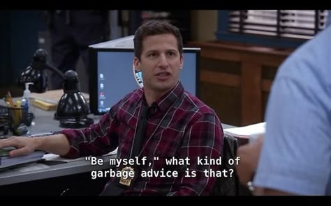 12 Brooklyn 99 Quotes Every College Student Can Relate To Brooklyn 99 Funny, Sitcoms Quotes, Brooklyn Nine Nine Funny, Grad Quotes, Brooklyn 9 9, Series Quotes, Yearbook Quotes, Brooklyn 99, Senior Quotes