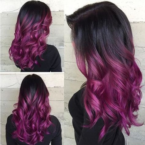 PRICES MAY VARY. 【Premium Material】Made of high quality synthetic heat resistant fiber, which enable the ombre long curly wavy wig long term use, look natural and touch soft,easy to comb,minimum shedding and tangling. 【Color】Ombre Purple. Color May Be Different Due to Displays and lights. 【Adjustable Size】about 21"-23".There are 2 adjustment straps and 2 combs inside the ombre purple wig,you can adjust the hook inside the cap to the correct size to suit your head. 【Daily & Cosplay Use】 This ombr Red Curly Wig, Hairstyles For Fall, Love Change, Fall Hair Color Ideas, Purple Wig, Romantic Hairstyles, Autumn Look, Different Hair Colors, Afro Wigs