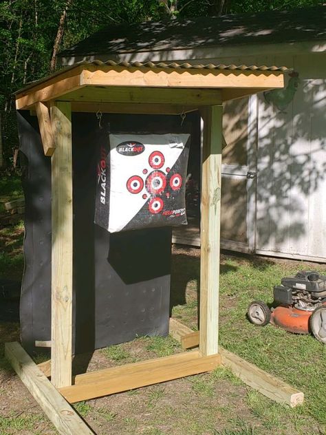 Backyard Archery Range Diy, Archery Backstop, Archery Target Stand, Diy Archery Target, Target Stands, Archery Targets, Target Stand, Archery Shop, Bow Rack