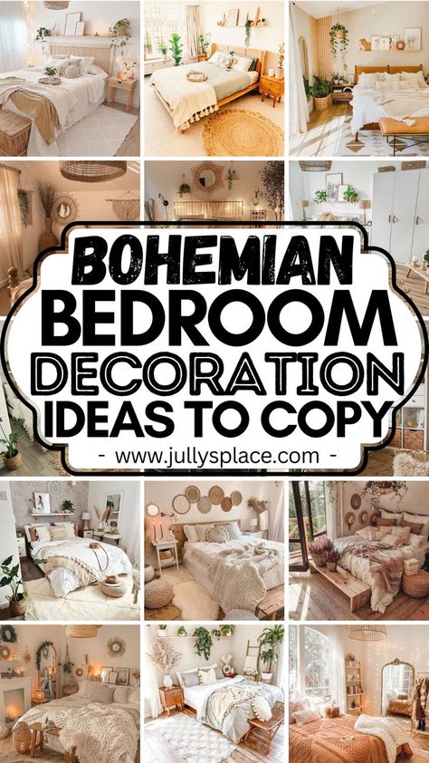 boho bedroom decor, boho decor ideas, bohemian bedroom ideas, boho bedroom ideas Basket Walls Boho Bedroom, Coastal Boho Bedroom Ideas, Light Boho Bedroom, Bohemian Farmhouse Bedroom, Boho Bedroom Accent Wall, Boho Teenage Girl Bedrooms, Boho Style Bedroom Decor, Bohemian Bedroom Decor Ideas, Vintage Boho Bedroom