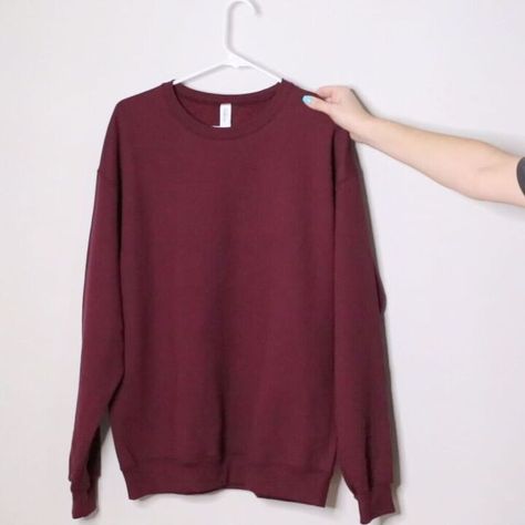 Cut Off Sweatshirt, Sweatshirt Makeover, Old Sweatshirt, Maroon Sweatshirt, Flannel Sweatshirt, How To Tie Ribbon, Embellished Sweatshirts, Dress Alterations, Fabric Scissors