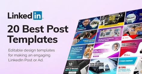 Linkedin Design, Linkedin Ads, Linkedin Post, Article Template, Linkedin Image, Linkedin Banner, Ads Campaign, Animated Banners, Event Template