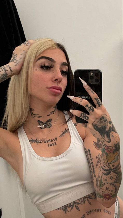 Cruella Morgan, Keaton Belle, Tatted Women, Tattoed Women, Baddie Style, Dark Makeup, Pretty Stuff, Tattoo Models, First Tattoo