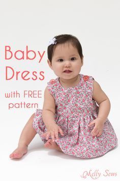 http://mellysews.com/2015/04/sew-a-baby-dress-with-free-pattern.html Sew a Baby Dress with a Free Pattern Porcelain Mask, Baby Dress Pattern Free, Melly Sews, Baby Dress Pattern, Mask White, Sewing Baby Clothes, Diy Bebe, Dress Patterns Free