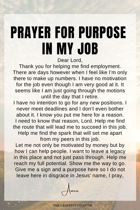 Prayer For Purpose, Prayer For Purpose In Life, Prayer For Consistency, Midday Prayer, Prayer For Workplace, Prayers For Direction, Prayer For Work, The Graceful Chapter, Prayers Of Encouragement