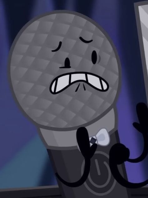 Microphone Ii Pfp, Ii Paintbrush, Microphone Inanimate Insanity, Microphone Ii, Inaminate Insanity, Loud Music, Inanimate Objects, Inanimate Insanity, Fav Characters