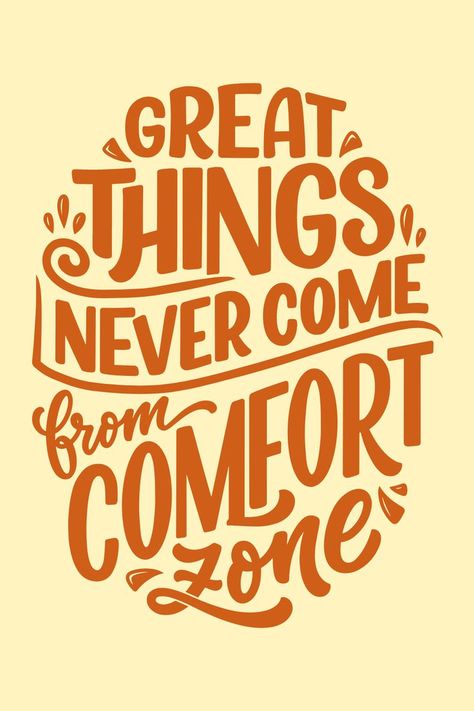 Great things never come from comfort zone #inspirationalquotes #selfhelp #motivationalquotes Quotes Spring, Self Help Quotes, Comfort Zone Quotes, Motivational Wall Quotes, Positive Inspirational Quotes, Out Of Comfort Zone, Help Quotes, Positive Quotes Wallpaper, 5 Dollar