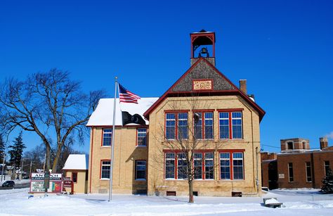 Antioch Illinois Grade School | Flickr – Compartilhamento de fotos! Antioch Illinois, Lake County, Free Market, Grade School, Historical Society, Illinois, Cabin, Lake, House Styles