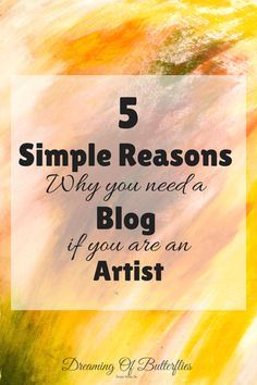 5 reasons why you need a blog as an artist Blog Post Topics, Pinterest Manager, Blog Post Ideas, Foodie Friends, Pinterest Management, Artist Blog, Blogging Advice, Post Ideas, Do Your Best