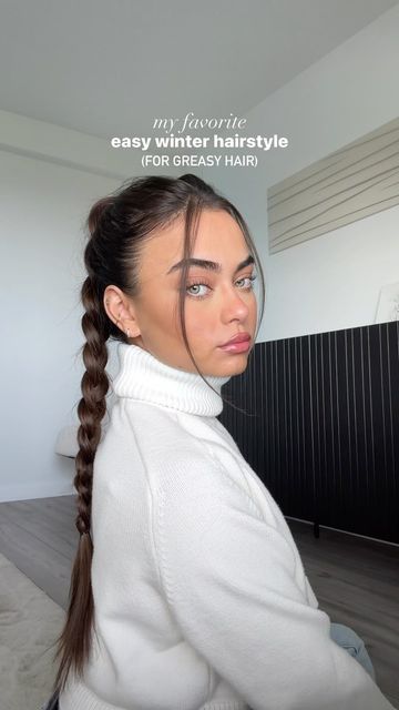 Giorgina Juanita Instagram, Giorgina Juanita, Quick Braids, Greasy Hair, Look Put Together, Greasy Hair Hairstyles, Easy Hairstyle, Voluminous Hair, Hair Wraps