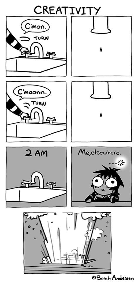 Sarah's Scribbles. Sarah Andersen. Facebook, 10-02-2018. Sarah’s Scribbles, Saras Scribbles, Web Comics Funny, Things To Draw Doodles, Sarah Scribbles, Funny Things To Draw, Sarah Anderson Comics, Sarah's Scribbles, Sarah Andersen