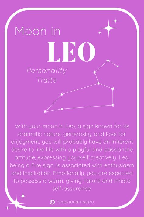 Leo Moon Aesthetic, Moon In Leo Woman, Pisces Sun Leo Rising, Leo Moon Sign, Leo Sun Capricorn Rising, New Moon In Leo Affirmations, Virgo Sun Leo Moon Scorpio Rising, Pisces Leo, Leo Personality Traits