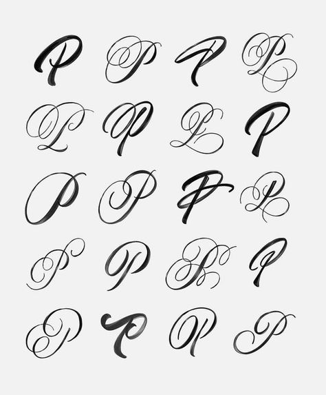 An overview of letter families, historical alphabets, and a FREE traceable worksheet with 30 different alphabets that you can practice now! #Letter_P_Tattoo #P_Calligraphy #Calligraphy_Letters_Alphabet #P_Tattoo. #ScriptFonts #HandwrittenType #CalligraphyInspiration #TypographyLove #FontObsessed P Calligraphy, Pretty Cursive Fonts, Fancy Cursive Fonts, Best Free Script Fonts, Unique Calligraphy, Calligraphy Letters Alphabet, Tattoo Script Fonts, Hipster Fonts, Calligraphy Fonts Alphabet