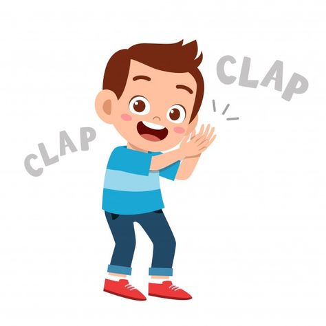 Cute happy kid clap hand cheer smile Pre... | Premium Vector #Freepik #vector #hand #character #cartoon #hands Explorers Activities, Kids Cartoon Characters, Student Cartoon, Colorful Borders Design, Classroom Birthday, Clap Clap, Character Cartoon, Birthday Wishes Quotes, Cute Clipart