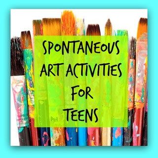 Spontaneous Art Therapy Activities for Teens - The Art of Emotional Healing Art Activities For Teens, Therapy Activities For Teens, Art Projects For Teens, Activities For Teens, Motivation Poster, Art Therapy Activities, Art Tumblr, Group Art, Life Quotes Love