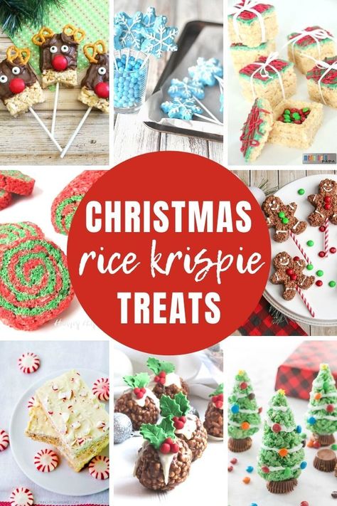 For Kids Archives - The Crazy Craft Lady Fun Dessert Ideas, Christmas Rice Krispie Treats, Christmas Rice Krispies, Krispie Treats Christmas, Jul Kaka, Rice Krispie Treats Christmas, Christmas Rice, Class Treats, Treats Christmas