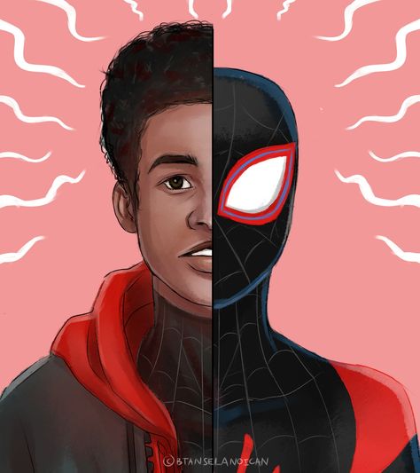 Spider Squad, Long Widget, Peter B Parker, Spiderman Miles, Spider Man Into The Spider Verse, Miles Spiderman, Loading Screen, Into The Spider Verse, Superhero Batman