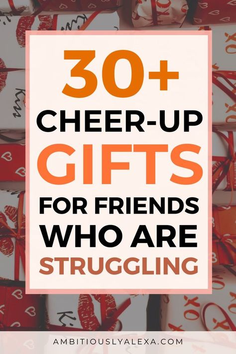 cheer up gifts Cheer Up Coworker Gift Ideas, Friendship Care Package Ideas, Hug Box Ideas, Cheer Up Gifts Friends Care Packages, Diy Care Package Friends, Ideas To Cheer Someone Up, Basket To Cheer Someone Up, Gifts To Cheer Up Boyfriend, Cheer Up Gift Ideas