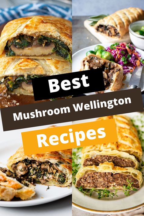 TOP 10 MUSHROOM WELLINGTON RECIPES FOR FLAVOR Mushroom Wellington Recipe, Mushroom Wellington Vegetarian, Best Baklava Recipe, Mushroom Wellington, Veal Saltimbocca, Saltimbocca Recipe, Boiled Egg Recipes, Hard Boiled Egg Recipes, Vegan Holidays