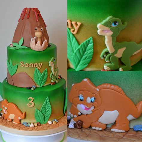 Land Before Time Cake #landbeforetimecake#landbeforetime#littlefoot#ducky#cera#cakestagram#cake Land Before Time Cake, Mary Cake, Land Before Time, Single Dad, Extraordinary People, Dino Birthday, Single Dads, 4th Birthday, 3rd Birthday