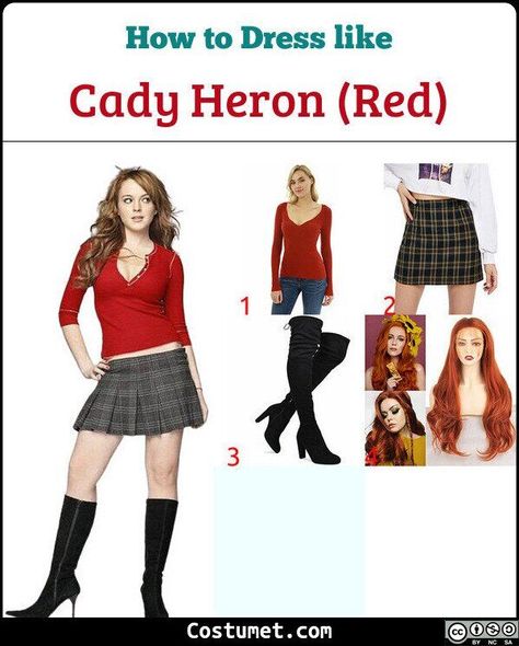 How to Make Cady Heron – 💃 👙 Costume Cady Heron Outfits Halloween, Cady Heron Outfits Pink, Cady Heron Party Dress, Cady Heron Halloween Costume, Mean Girls Costume Ideas, Halloween Costumes Mean Girls Movie, Iconic Movie Halloween Costumes, Cady Mean Girls Outfit, Mean Girls Cady Heron Outfits