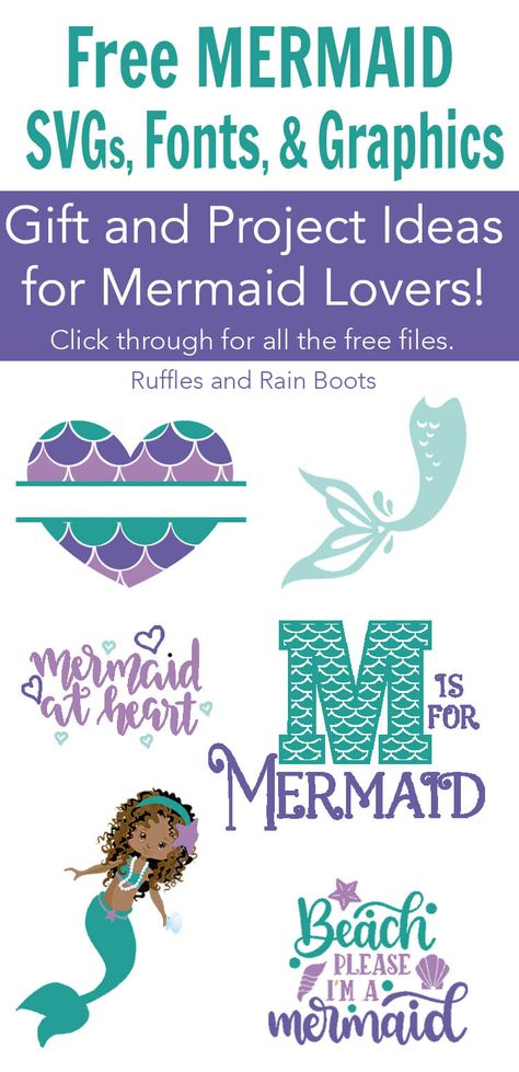 Queen Svg Free, Silhouette Disney, Birthday Queen Svg, Fonts For Cricut, Mermaid Crafts, Queen Svg, Mermaid Svg, Mermaid Diy, Crafts Cards