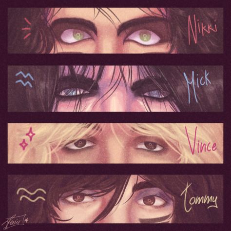 Motley Crue Painting, Motley Crue Drawing Easy, Motley Crue Makeup, Motley Crue Pfp, Motley Crue Drawing, Motley Crue Fanart, Motley Crue Logo, Motley Crue Poster, Band Drawings