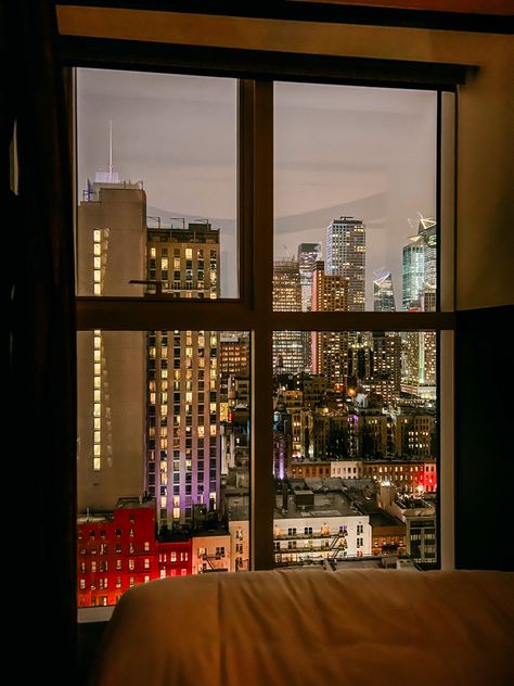 Hotel room view in New York City 🗽 New York Hotel Room, New York City View, New York View, New York Hotel, Room View, New York Hotels, New York Apartment, Hotel Room, City View