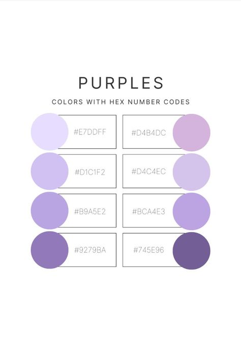 purple; purples; hex number codes; color palette; lavender Color Pallete Number, Google Calendar Color Scheme Purple, Aesthetic Hex Codes Purple, Good Notes Colors Code, Purple Pallete Color Code, Purple Color Palette Canva, Purple Hex Codes Colour Palettes, Purple Aesthetic Color Pallete, Goodnotes Color Palette Purple