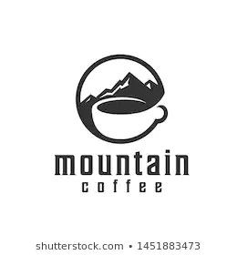 Mountain Coffee Logo, Logo Kopi Coffee Shop, Coffeeshop Logo, Drive Thru Coffee, Logo Design Coffee, Coffee Shop Logo Design, Boho Logo Design, Tea Logo, 10 Logo