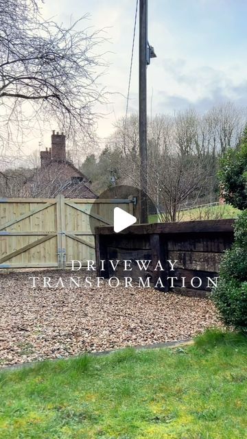 Chelsea | country interiors, cottage garden & lifestyle on Instagram: "Morning! Happy Friday 🙌🏻🥰 keep watching to see the amazing sky we had again last night! 

Ad. As I’d mentioned we’d been having some exciting work done here this week and here it is 🤩 new driveway gates, have you seen any timber as lush as this? 😅 now we have a little one we wanted to secure everything. The amazing @ruby.ltd sent us everything we needed from the gates, to gate posts and fittings. They are fantastic quality and really easy to fit. They do made to measure bespoke sizes as with everything in our cottage, nothing is a standard size. We also had a matching side gate which I’ll show you on my stories 🥰 what do you guys think? 
.
.
.
#driveway #countrycottage #gates #beforeandafter #homerenovation #homem Side Driveway Ideas, Garden Lifestyle, Side Gate, Country Interiors, Gate Post, Side Gates, Driveway Gates, Country Interior, Driveway Gate