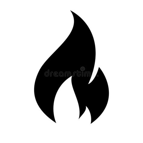 Fire flame icon stock vector. Illustration of emblem - 93507542 Fire Black Background, Fire Black And White, Flame Icon, Fire Symbol, Fire Icon, Geometric Tattoo Pattern, Pokemon Logo, Fire Pokemon, Fire Vector