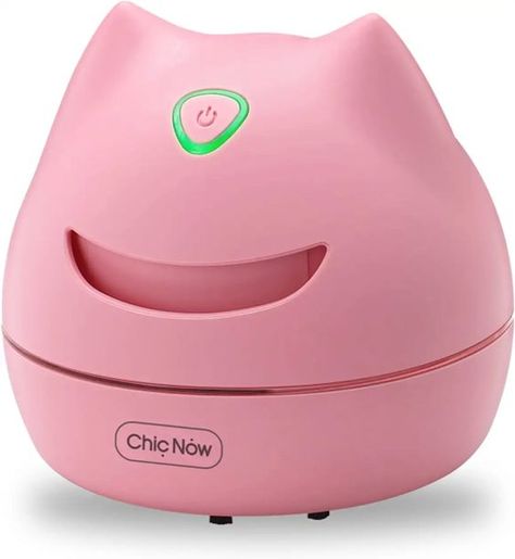 Chic Now Desktop Vacuum Cleaner,USB Charging Mini Desk Vacuum with Vacuum Cleaning Brush, Wireless Design & Portable Mini Table Vacuum Cleaner, Best for Cleaning Crumbs, Eraser Residue Etc Table Vacuum, Desk Vacuum, Pink Filter, Mini Desk, Cleaning Dust, Mini Table, Brush Cleaner, Pretty In Pink, Vacuum Cleaner