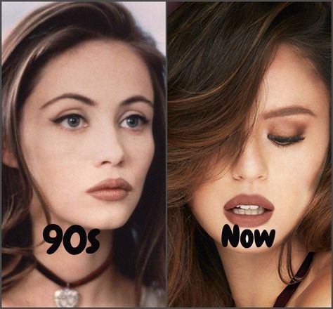 90s brown lipstick - Google Search Brown Lipstick Makeup, 90s Lipstick, 90’s Makeup, 90s Makeup Trends, 90s Makeup Look, Lips Color, Burgundy Lipstick, 90s Women, Monochrome Makeup Look