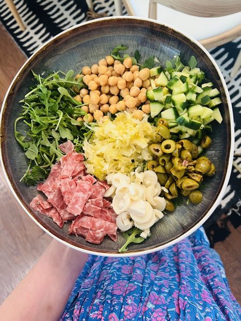 The Tik Tok Arugula Sauerkraut Salad - Natalie Mason Sauerkraut Salad, Sauerkraut Recipes, The Digestive System, Dinner Inspiration, Arugula Salad, White Bean, Digestive System, Arugula, Gut Health