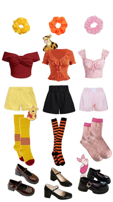 Halloween Costume Idea for Three Piglet Halloween, Piglet Halloween Costume, Piglet And Pooh, Piglet Costume, Pooh Costume, Halloween Costume Idea, Halloween Costume, Halloween Costumes, Halloween