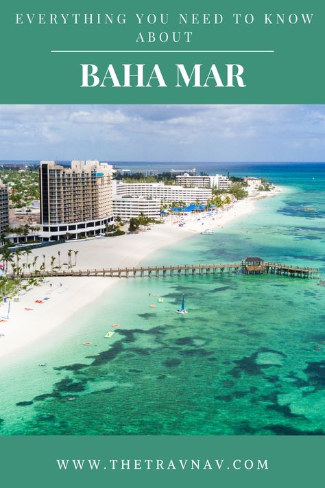 Learn everything you need to know about staying at Baha Mar in the Bahamas. #bahamas #bahamar #sls #rosewood #hyatt Bahamas In November, Grand Hyatt Bahamar, Sls Baha Mar Bahamas, Baha Mar Bahamas Grand Hyatt, Baha Mar Bahamas, Grand Hyatt Baha Mar, Baha Mar, Bahamas Resorts, Winter Vacations