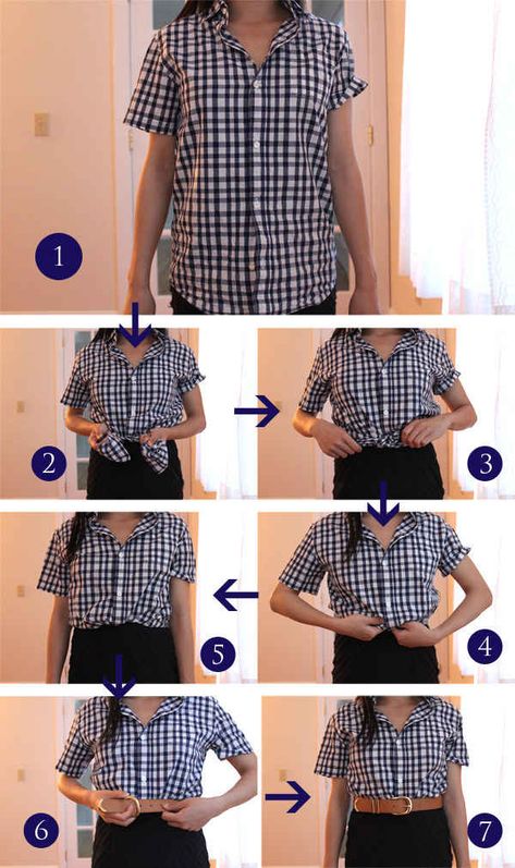 Use this trick for wearing a belt over a tucked-in shirt | 16 Ways To Tuck, Tie, Roll, And Twist Your Clothes Like A Stylist Reusing Clothes, Shirt Tuck, How To Wear Belts, Styling Hacks, Outfit Options, Mode Tips, Country Concert, Mode Casual, Fancy Pants