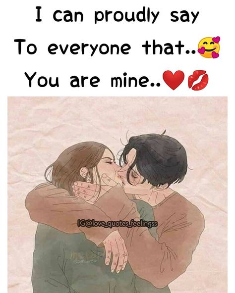 I can proudly say to the world ❤️❤️😍😍... Hot Romance Books, Romantic Couple Quotes, Animation Story, Pic Quotes, Soulmate Connection, Love You Messages, Scrapbook Quotes, Romantic Love Messages, Easy Love Drawings