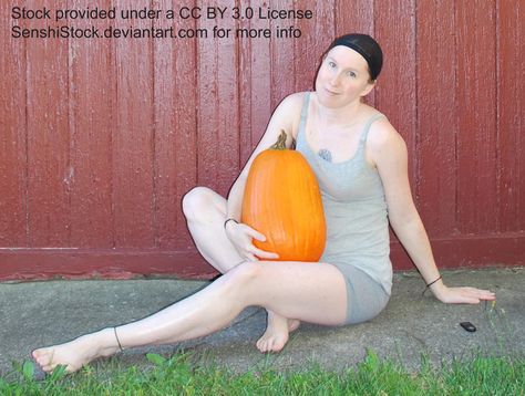 Pumpkin Time! [Pose Reference for Drawing] by SenshiStock on DeviantArt Holding Pumpkin Pose, Pumpkin Reference, Reference For Drawing, Human Model, Poses Drawing Reference, Pose Reference Drawing, Action Pose Reference, Human Figures, Action Pose